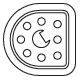Philips MMS 8-pin Masimo MC-6 sensor connector