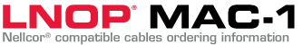 LNOP MAC-1 Nellcor compatible cables ordering information